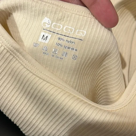 OQQ Women's Yoga Ribbed One Piece Jumpsuit - Picture 3 of 5